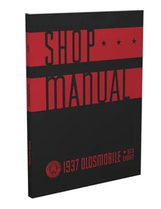 1937 Oldsmobile Shop Manual 37 Olds Repair Service Book 6 and 8 Cylinder F37 L37 - Picture 1 of 8