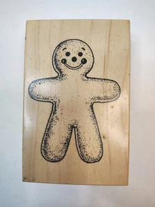Lebkuchenmann Holz montiert Stempel Vintage PSX G-396 Weihnachten 1992 - Bild 1 von 3