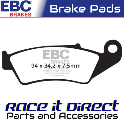 Brake Pads for SUZUKI RMX 450 Z 2010-2012 Front TT EBC - Image 1 of 4