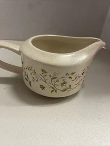 Lenox Merriment Temperware Lenox Creamer Dish Vintage Orange Yellow Flower sauce - Picture 1 of 5