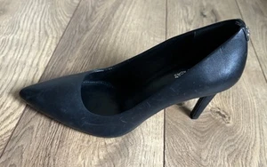 Scarpe Michael Kors nere con tacco in pelle taglia 5 - Foto 1 di 6