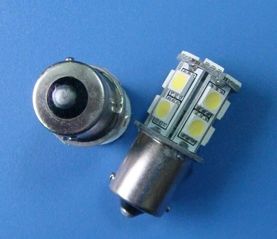 1x BA15S 1156 1141 LED Bombilla Lámpara 13-5050 SMD Luz Blanca AC12V/DC 12~24V #13AZW Foto 1 de 2