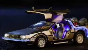 TOMY Back To The Future DeLorean Time Machine 1/10 Scale Diecast NIB SEALED - Picture 1 of 23