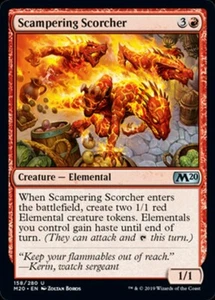 MRM ENGLISH Br�leur gambadant - Scampering Scorcher MTG magic M20 - Picture 1 of 1