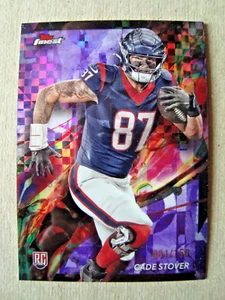 2024 Topps Finest Raro Púrpura Checkerboard #84 Cade Stover Rookie #'d 81/150 - Imagen 1 de 2