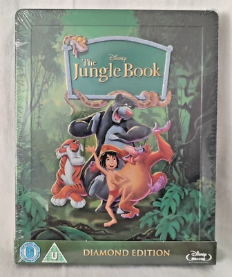 The Jungle Book Diamond Edition Blu-Ray, Steelbook,  ( 1967 Version ) NEW/SEALED - Image 1 of 4