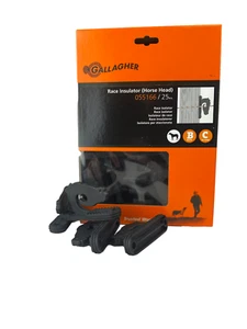 Aislador de valla eléctrico para Polywire - Novedad Forma de cabeza de caballo - 25 piezas - Imagen 1 de 3