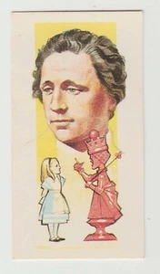 Original 60er Jahre UK Trade Card mit Alice im Wunderland Autor Lewis Carroll - Bild 1 von 1