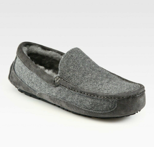 [NUOVO] Pantofola da uomo UGG Ascot lana taglia 8 prezzo al dettaglio $120