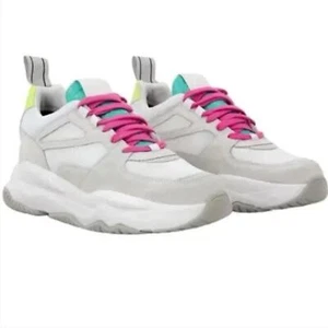 NWT P448 Women’s Lemon And Lime Luke Dogma Trainer Low Top Sneakers EU 37 / 6.5 - Picture 1 of 3