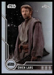 2023 Topps cromo Star Wars REFRACTOR OWEN LARS #11 - Imagen 1 de 2