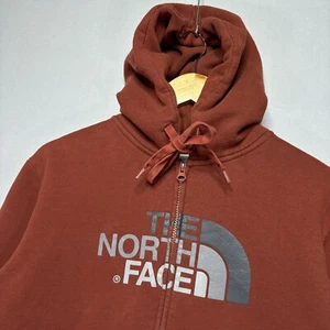 The North Face Hoodie Jacket - Burgundy - Zip Up - Graphic - Mens MEDIUM - Picture 1 of 4