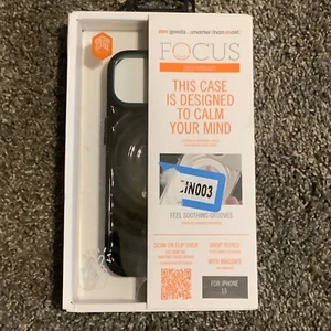 STM Goods Reawaken Ripple MagSafe iPhone 15 Case Black NEW - Picture 1 of 7