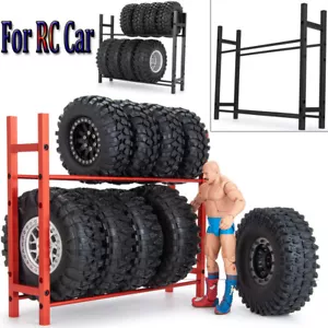Scaffale portapneumatici di ricambio in metallo per 1/10 Wraith 90048 RR10 RC 4WD TF2 - Foto 1 di 19