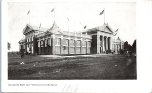 MINNESOTA STATE FAIR Manufacturer's Building c1906 UDB - Postcard - Picture 1 of 2