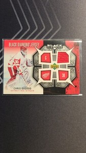 2007-08 Upper Deck Black Diamond - Jerseys #BDJ-CO Chris Osgood MEM Red Wings