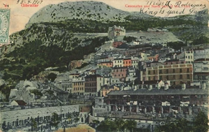 Postcard Gibraltar 1907 View of the Town - Picture 1 of 2
