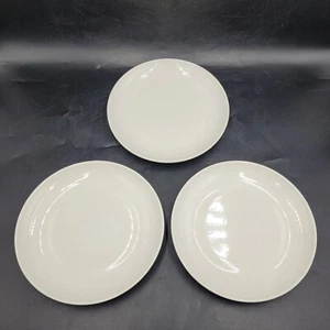 Vintage Lot of 3 Pfaltzgraff 10" Round White Dinner Plates USA - Picture 1 of 9