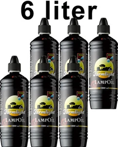 6 litros Original Farmlight Aceite de Lámpara Neutro NUEVO Aceite de Antorcha TÜV - Imagen 1 de 1