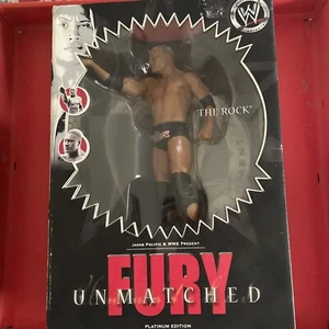 The Rock WWE Unmatched Fury JAKKS Platinum Edition Series 5 Box Wear - Picture 1 of 7