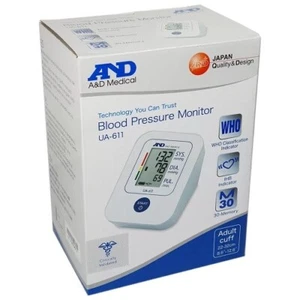 A&D Medical UA-611 Digital Oberarm Basic Blutdruckmessgerät 30 Speicher NEU