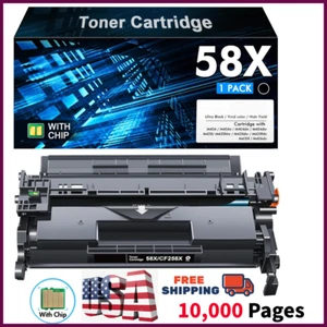 Lote de 1 paquete CF258X 58X CON CHIP para tóner HP 58X LaserJet Pro M404dn MFP M428fdw - Imagen 1 de 21