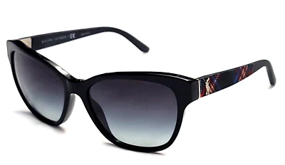 Ralph Lauren Polo PH4093 5499/8G Black Gray Plaid Oval Sunglasses 56-16 140 3N - Image 1 of 4