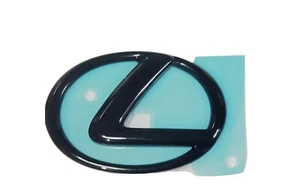 21 FITS LEXUS IS300 PEARL BLACK EMBLEM W ALIGN PINS REAR TRUNK 2021 - Picture 1 of 2