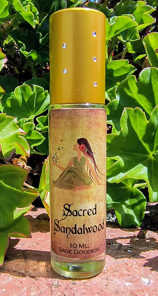 NEW SAGE GODDESS SACRED SANDALWOOD healing Perfume Oil Blend aromatherapy  10ml - Image 1 of 1