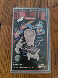 Strange But True Football Stories VHS Vincent Price NFL Films 1987 Vintage 80s