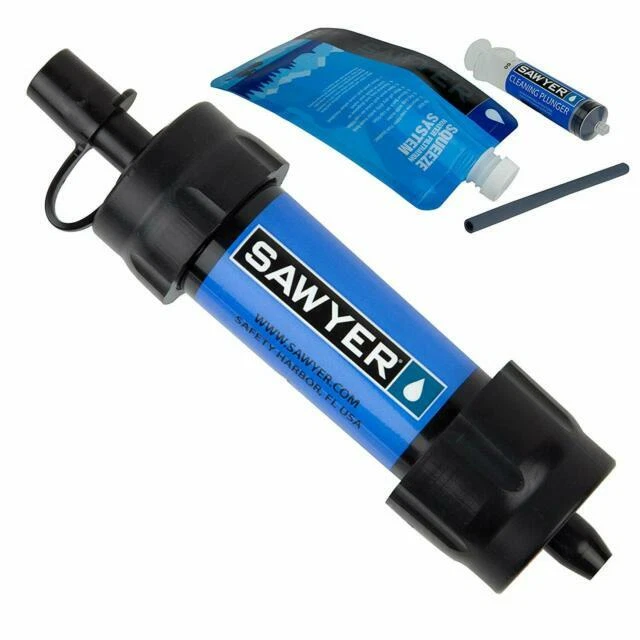 Sawyer SP128 Mini Water Single Filtration System Single - Blue