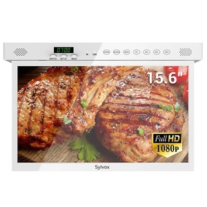 15,6 Zoll Küchenfernseher, Android Smart TV, DVB-T2/S2,Bluetooth,5G WiFi,Full HD - Bild 1 von 9