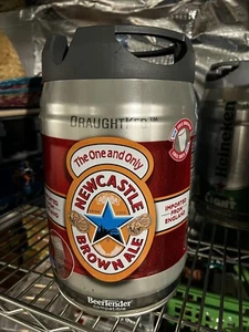 New castle brown ale mini Keg container, crafted for storage, 5L - Picture 1 of 4