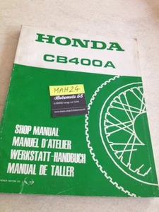 Honda CB400A CB400 Hondamatic CB 400 Suplemento Revisión Técnica Moto - Imagen 1 de 12