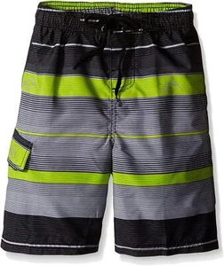 kanu Surf Boys Quick Dry UPF 50+ Beach Swim Trunk Specter Charcoal Gray 4 - Picture 1 of 5