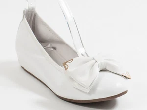 New Francesco V. White Bow Leather shoes Size 39 US 9 - Bild 1 von 6