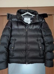 Bogner male puffer jacket insulated duck down fill black and orange colors - Picture 1 of 14