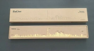 The Line Metal Skyline Wall Art of Toronto in Ontario Canada - Picture 1 of 6