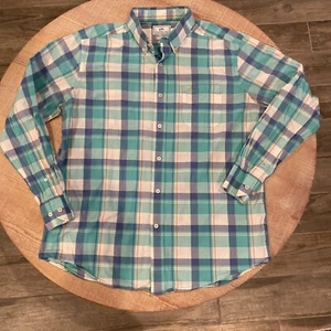 Southern Tide Herren Large Hemd Button Classic Fit 100% Baumwolle Blau Button Down - Bild 1 von 6