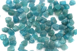 Handcrafted NaturlRaw 10-12 MM Neon Apatite Is Great For Developing SelfConfiden - Picture 1 of 6