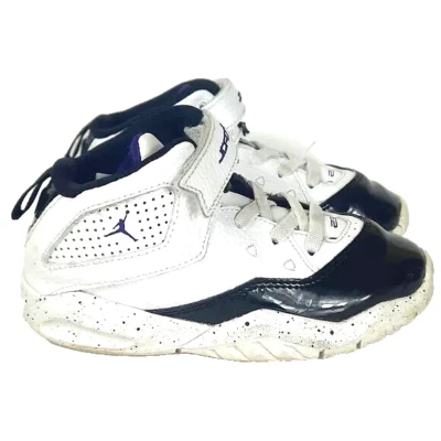Nike Air Jordan B’Loyal Toddler Sneakers Size 9C CK1427-115 White Court Purple - Image 1 of 4