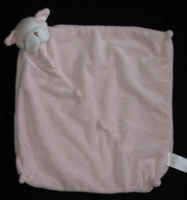 Angel Dear Bulldog Cachorro Perro Manta de Seguridad Bebé Lovey Rosa Blanco Peluche Foto 1 de 4