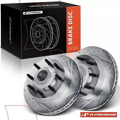 Rotor de freno delantero perforado para Dodge Ram 2500 / 3500 Van 99-03 B2500 B3500 1998 Foto 1 de 4