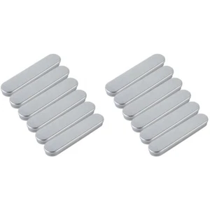 6pcs Hause Metall Leere Weißblech Container Mit Deckel Schmuck - Bild 1 von 12