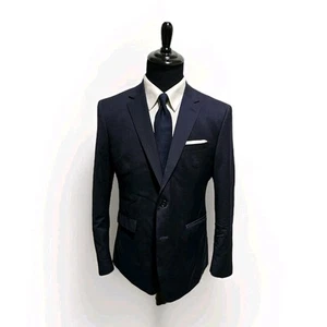 Banana Republic Anzug Herren 42 S Hose 34x29 dunkelblau Marzotto Wolle Super 120er - Bild 1 von 24