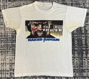 Vintage 1986 Naked Raygun Throb Throb T Shirt XL Pegboy Chicago Punk Husker Du - Picture 1 of 9