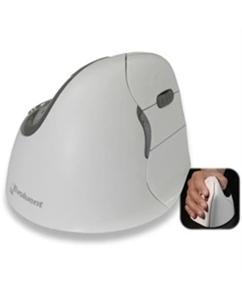 НОВАЯ вертикальная мышь Evoluent VM4RB 4 справа Bluetooth КЛЮЧ НЕ ТРЕБУЕТСЯ - оптическая - Изображение 1 из 1