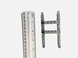 LEGO DARK BLUISH GRAY HELICOPTER SLED RAILS 12 x 6 BRICKS / PIECES / PARTS - Picture 1 of 3