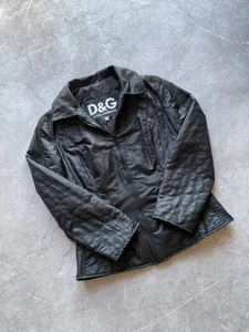 Seltene Dolce & Gabbana gesteppte All Print Nylon Bomberjacke schwarz Größe M - Bild 1 von 16