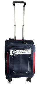 Nautica 20”  Byron Bay collection - Blue & Red Spinner Roller Suitcase NWT - Picture 1 of 14